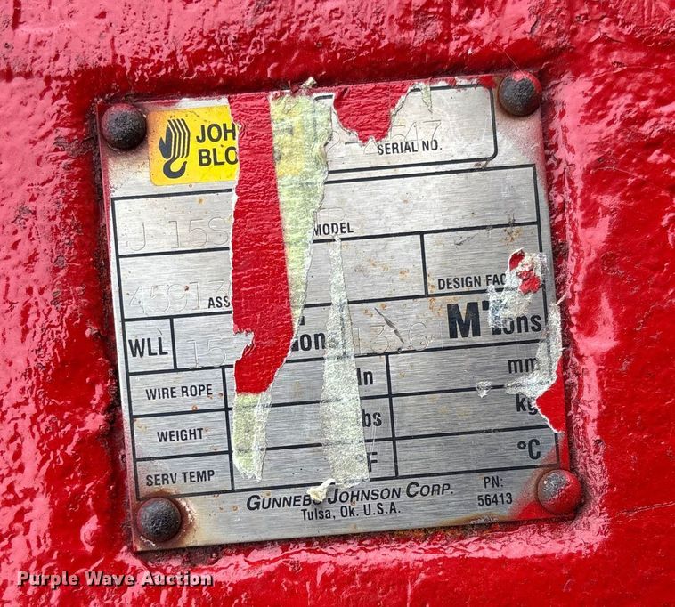 image for item EV3438 1992 Peterbilt 357 crane truck