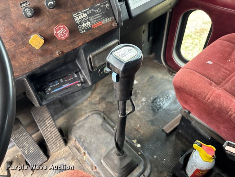 image for item EV3438 1992 Peterbilt 357 crane truck