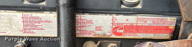 image for item EV3438 1992 Peterbilt 357 crane truck