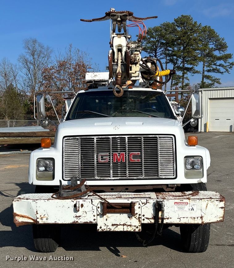 image for item EV3462 1998 GMC C7 digger derrick truck