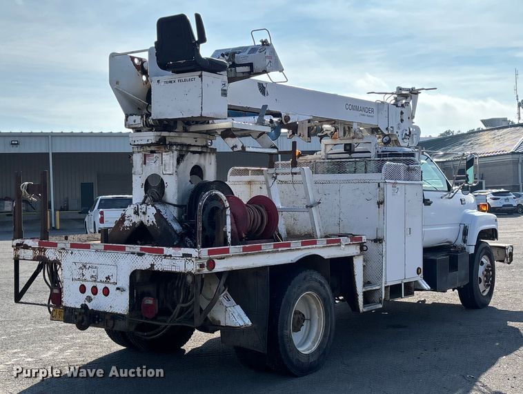image for item EV3462 1998 GMC C7 digger derrick truck