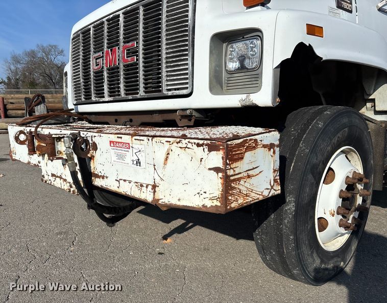 image for item EV3462 1998 GMC C7 digger derrick truck