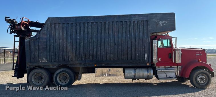 image for item EV3466 1994 Kenworth grapple crane truck