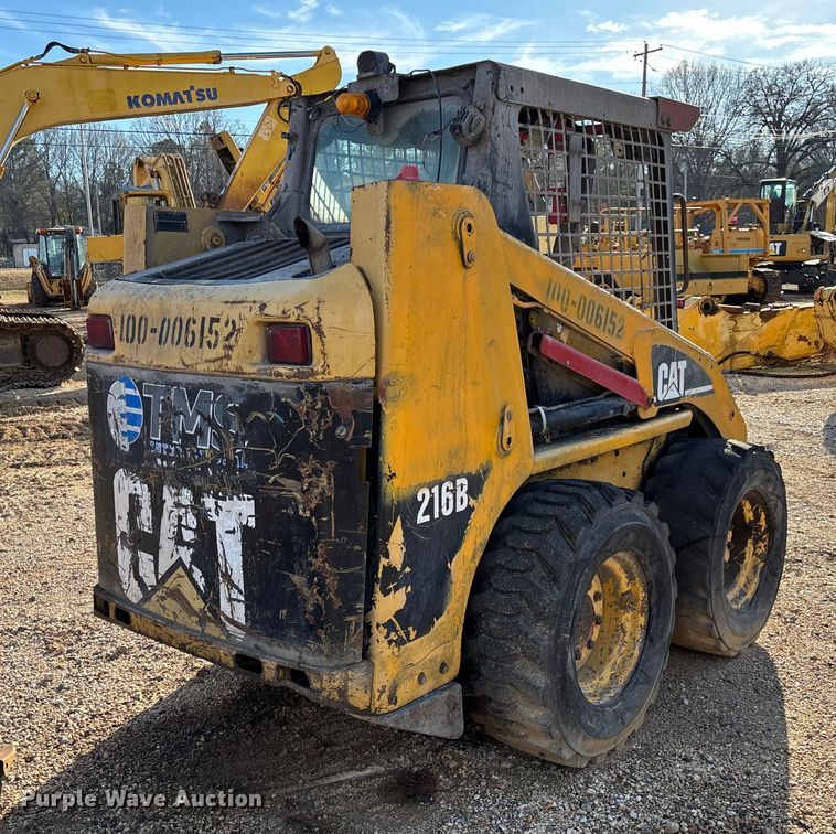 image for item EV3483 2007 Caterpillar 216B skid steer loader