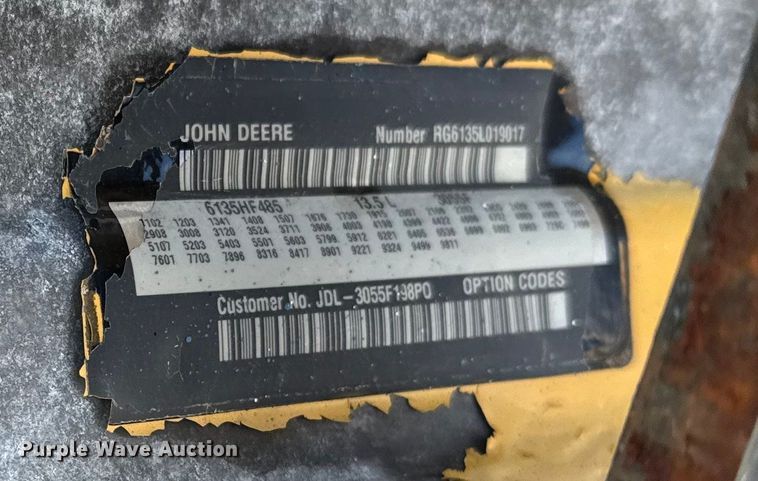 image for item FB0466 John Deere 6135HF485 power unit