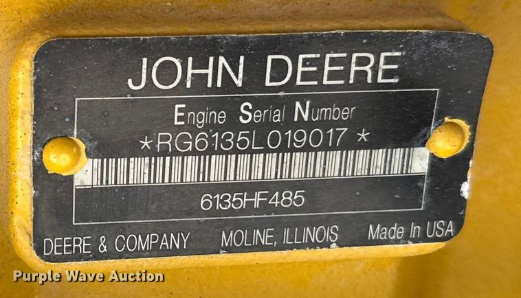 image for item FB0466 John Deere 6135HF485 power unit