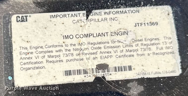 image for item FB0473 Caterpillar generator