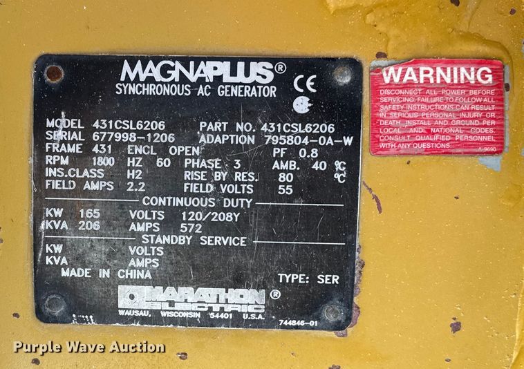 image for item FB0473 Caterpillar generator