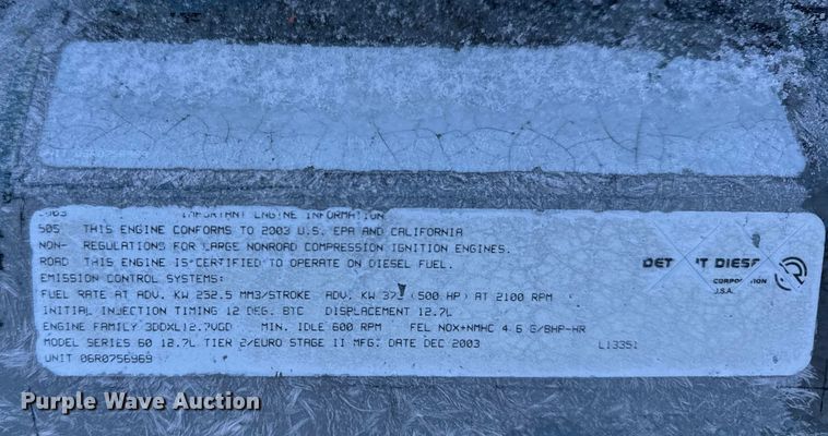 image for item FB0477 Detroit Diesel Series 60 power unit