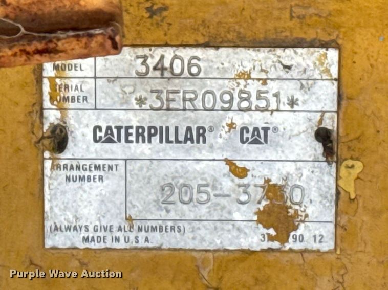 image for item FB0481 Caterpillar 3406 power unit