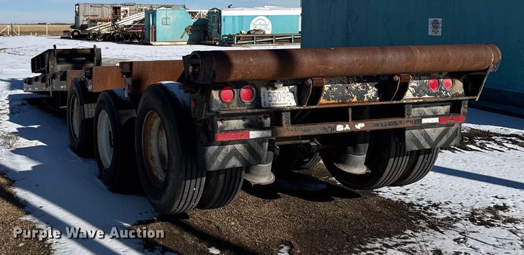 image for item FB0483 2008 Monarch lowboy equipment trailer