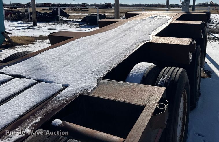 image for item FB0483 2008 Monarch lowboy equipment trailer