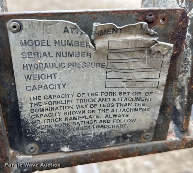 image for item FB0503 1995 Gehl 553 telehandler