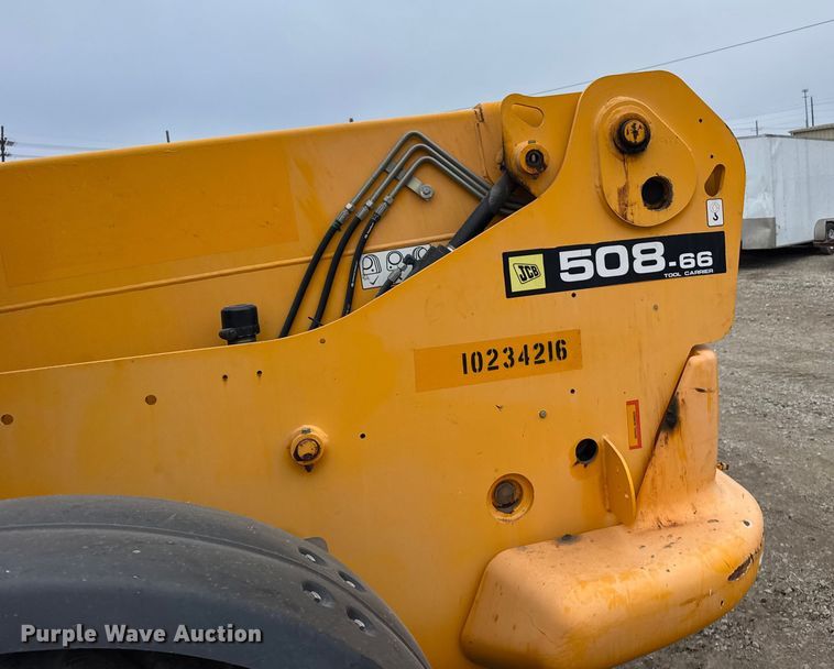 image for item FB0505 2018 JCB 508-66 telehandler