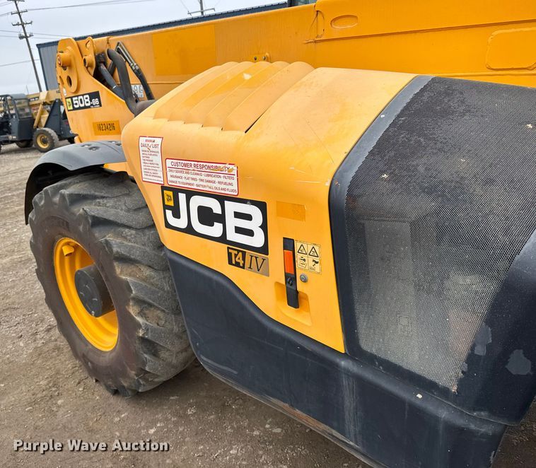 image for item FB0505 2018 JCB 508-66 telehandler