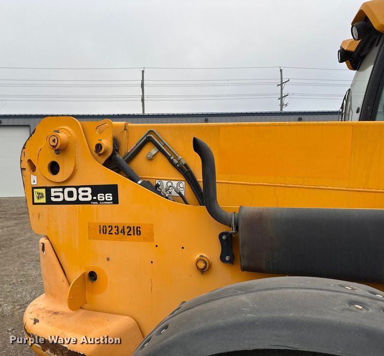 image for item FB0505 2018 JCB 508-66 telehandler