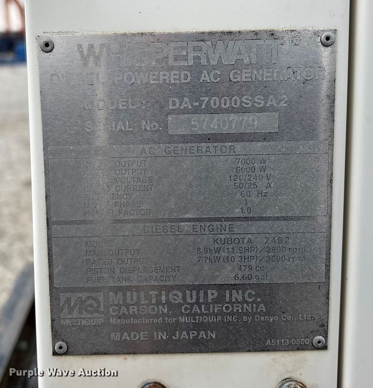 image for item FG1573 2010 Thawzall H250SL ground heater