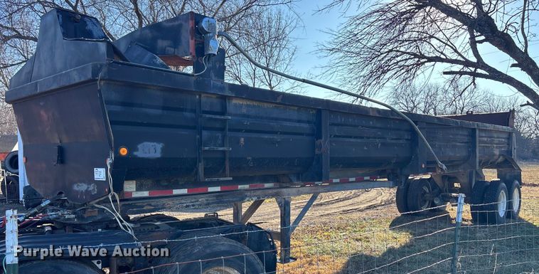 image for item FG1603 1991 Lufkin Dumptrailer end dump trailer