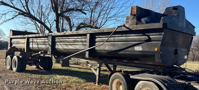 image for item FG1603 1991 Lufkin Dumptrailer end dump trailer