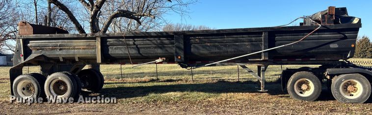 image for item FG1603 1991 Lufkin Dumptrailer end dump trailer