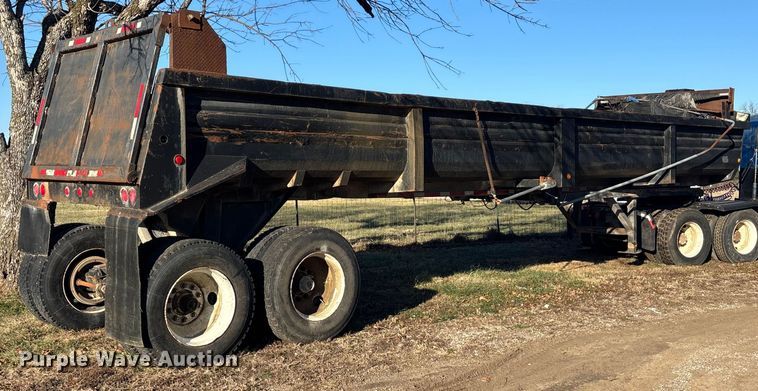image for item FG1603 1991 Lufkin Dumptrailer end dump trailer