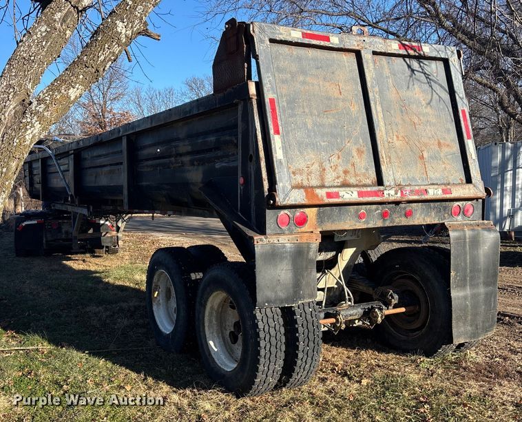 image for item FG1603 1991 Lufkin Dumptrailer end dump trailer