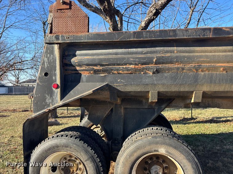 image for item FG1603 1991 Lufkin Dumptrailer end dump trailer