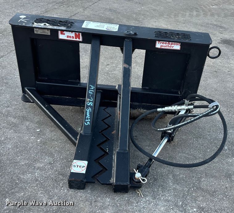 image for item FG1614 2025 Easy Man skid steer post puller