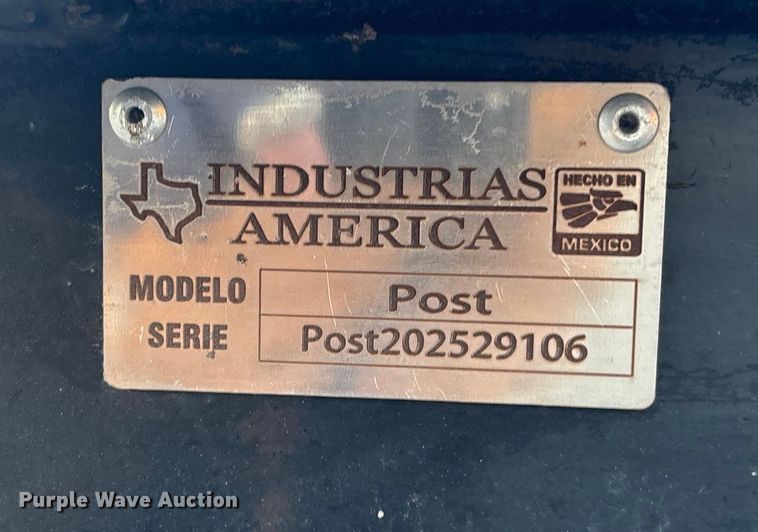 image for item FG1614 2025 Easy Man skid steer post puller