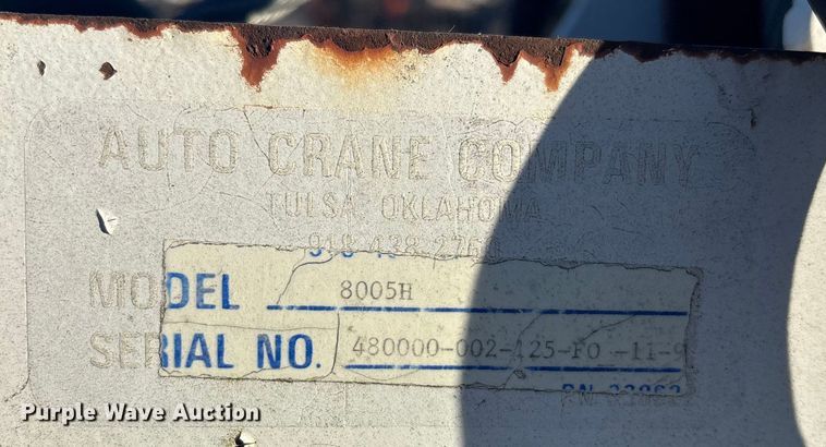 image for item FG1623 Auto Crane 8005H crane