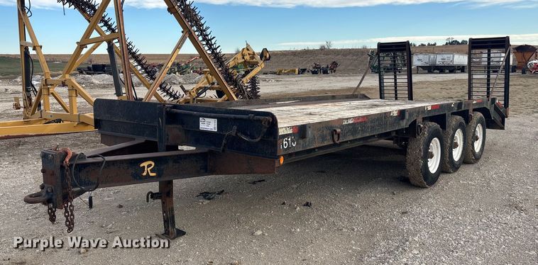 image for item FG1632 2003 Shop built equipment trailer