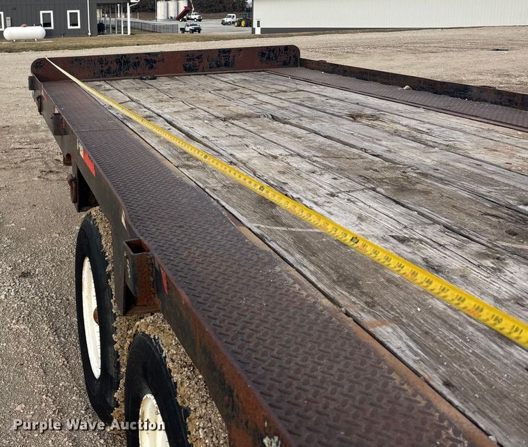 image for item FG1632 2003 Shop built equipment trailer