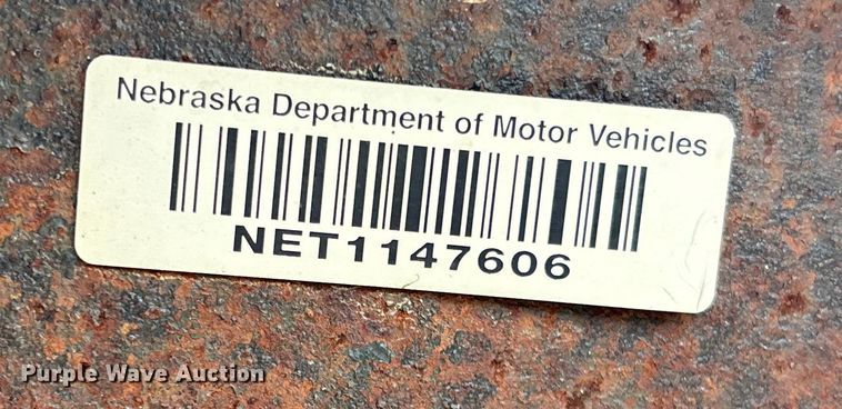 image for item FG1632 2003 Shop built equipment trailer