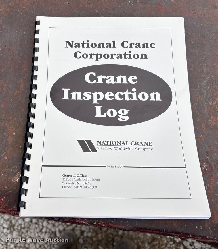 image for item FG1635 1988 Ford LN8000 crane truck