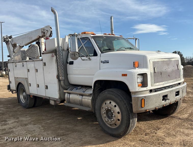 image for item FI0055 1994 GMC TopKick C6500 utility / service truck