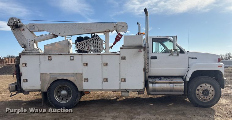 image for item FI0055 1994 GMC TopKick C6500 utility / service truck