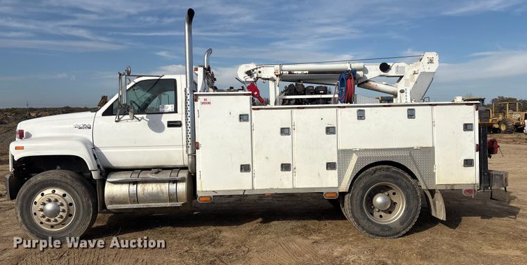 image for item FI0055 1994 GMC TopKick C6500 utility / service truck