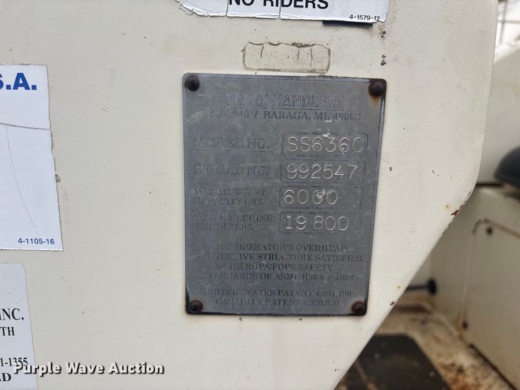 image for item FI0062 Terex SE636C telehandler