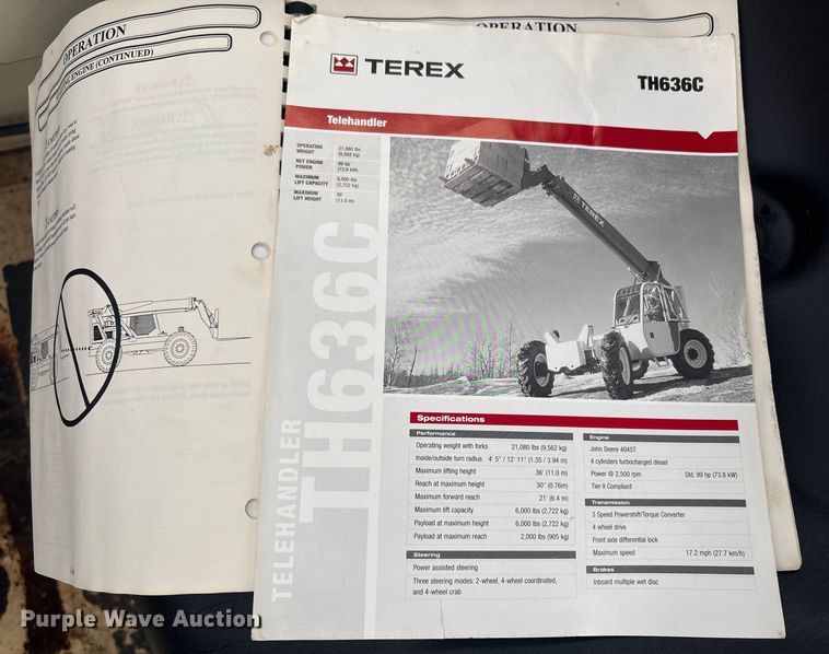 image for item FI0062 Terex SE636C telehandler
