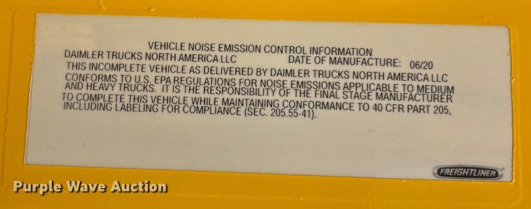 image for item FI1516 2021 Freightliner M2 bucket truck