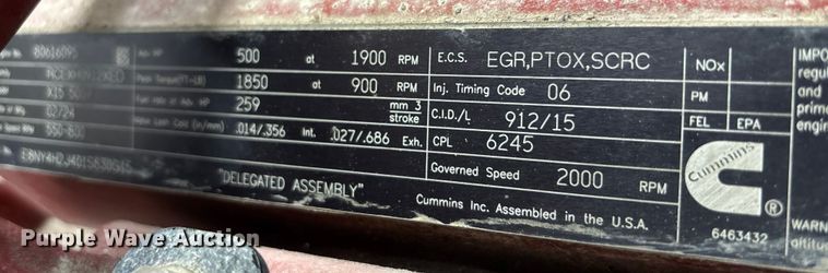 image for item FI1518 2025 Peterbilt 567 dump truck