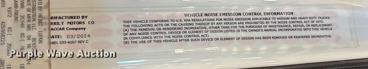 image for item FI1518 2025 Peterbilt 567 dump truck