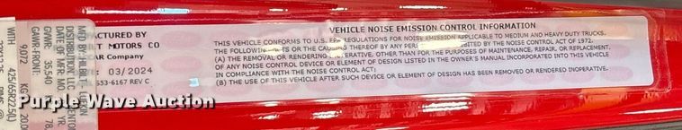 image for item FI1519 2025 Peterbilt 567 dump truck