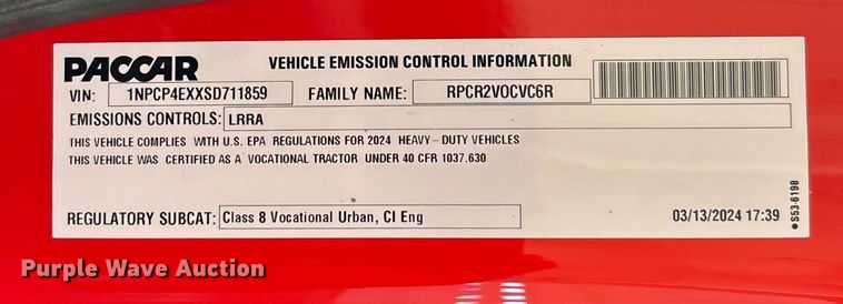 image for item FI1519 2025 Peterbilt 567 dump truck