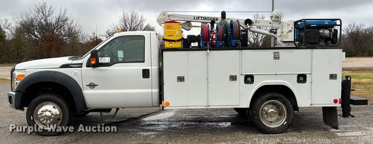 image for item FI1529 2012 Ford F550 Super Duty utility / service truck