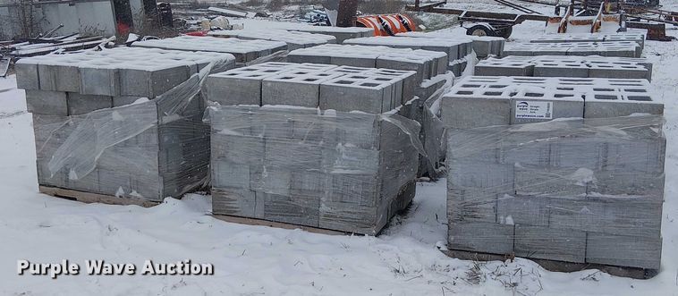 image for item FK0620 (12) pallets of cinder blocks