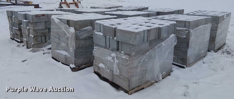 image for item FK0620 (12) pallets of cinder blocks