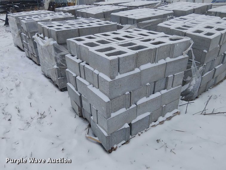 image for item FK0620 (12) pallets of cinder blocks