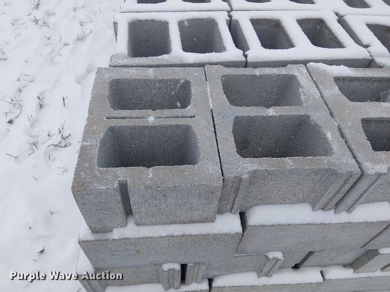 image for item FK0620 (12) pallets of cinder blocks