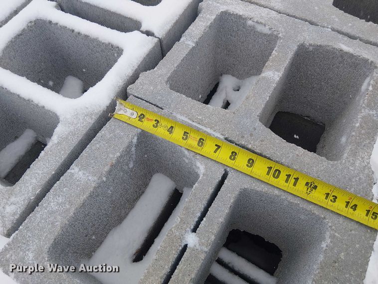 image for item FK0620 (12) pallets of cinder blocks